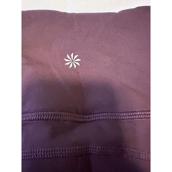 Athleta Women's Rainier Brushed Tights Running Pockets Eggplant Purple XS - Picture 9 of 14
